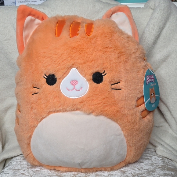 12" Gigi The Orange Cat Fuzzamallows Squishmallows 2024 - Picture 1 of 5